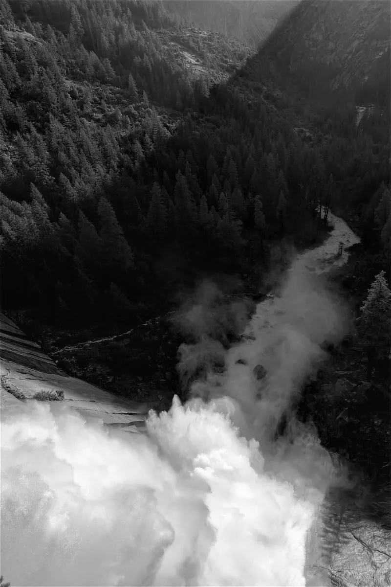 photograph of Vernal Falls, CA