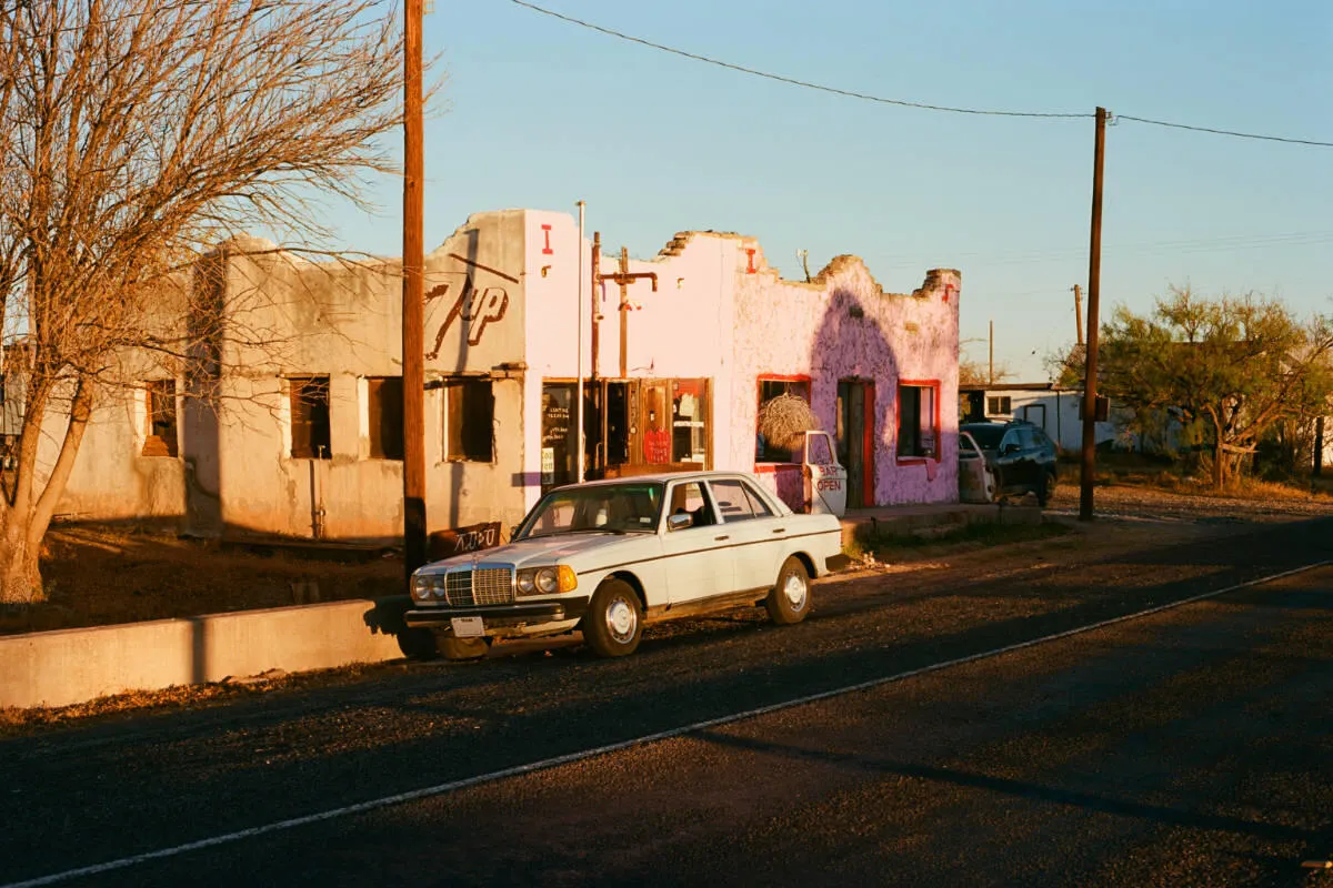 photograph of Valentine Texas Bar